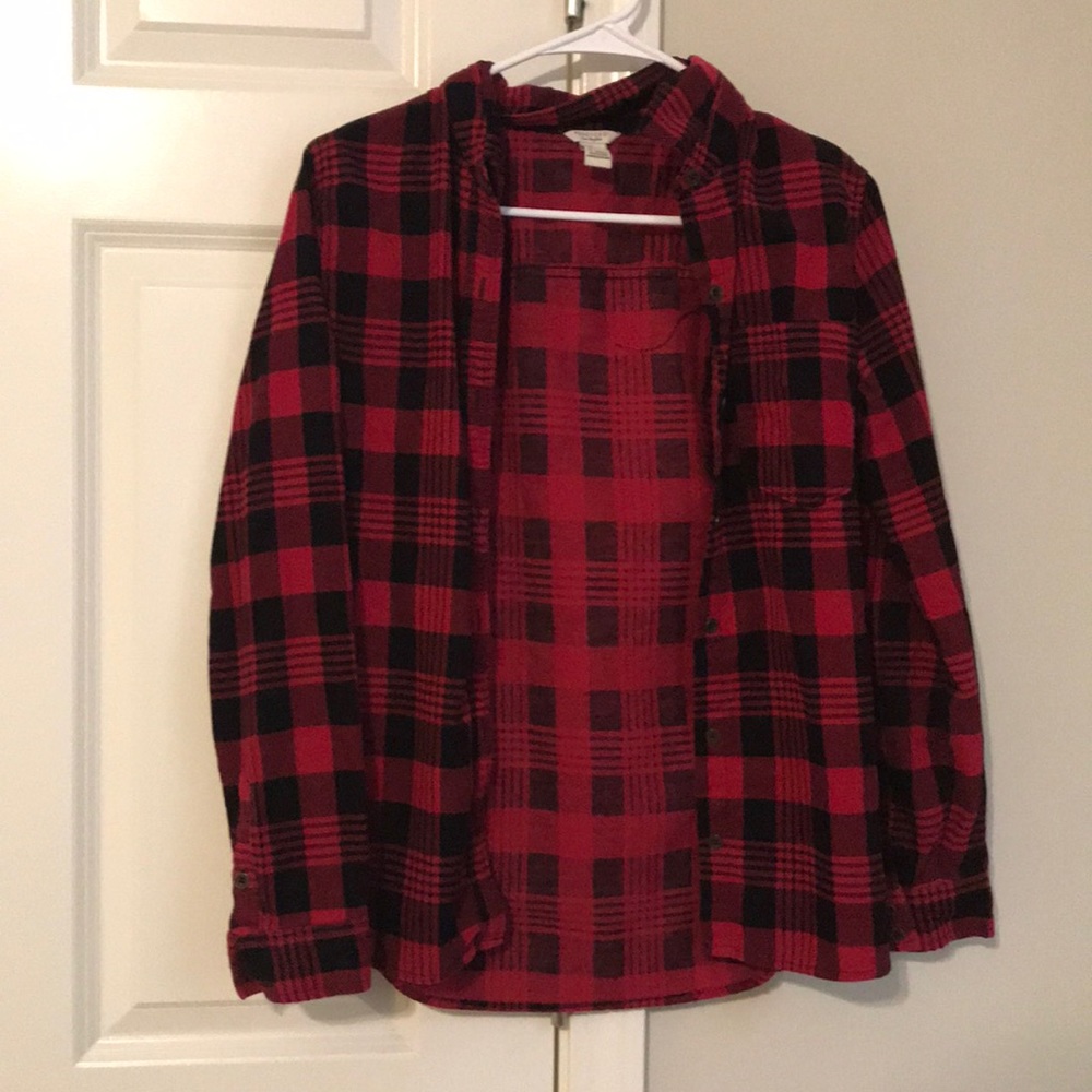 Black & Red flannel